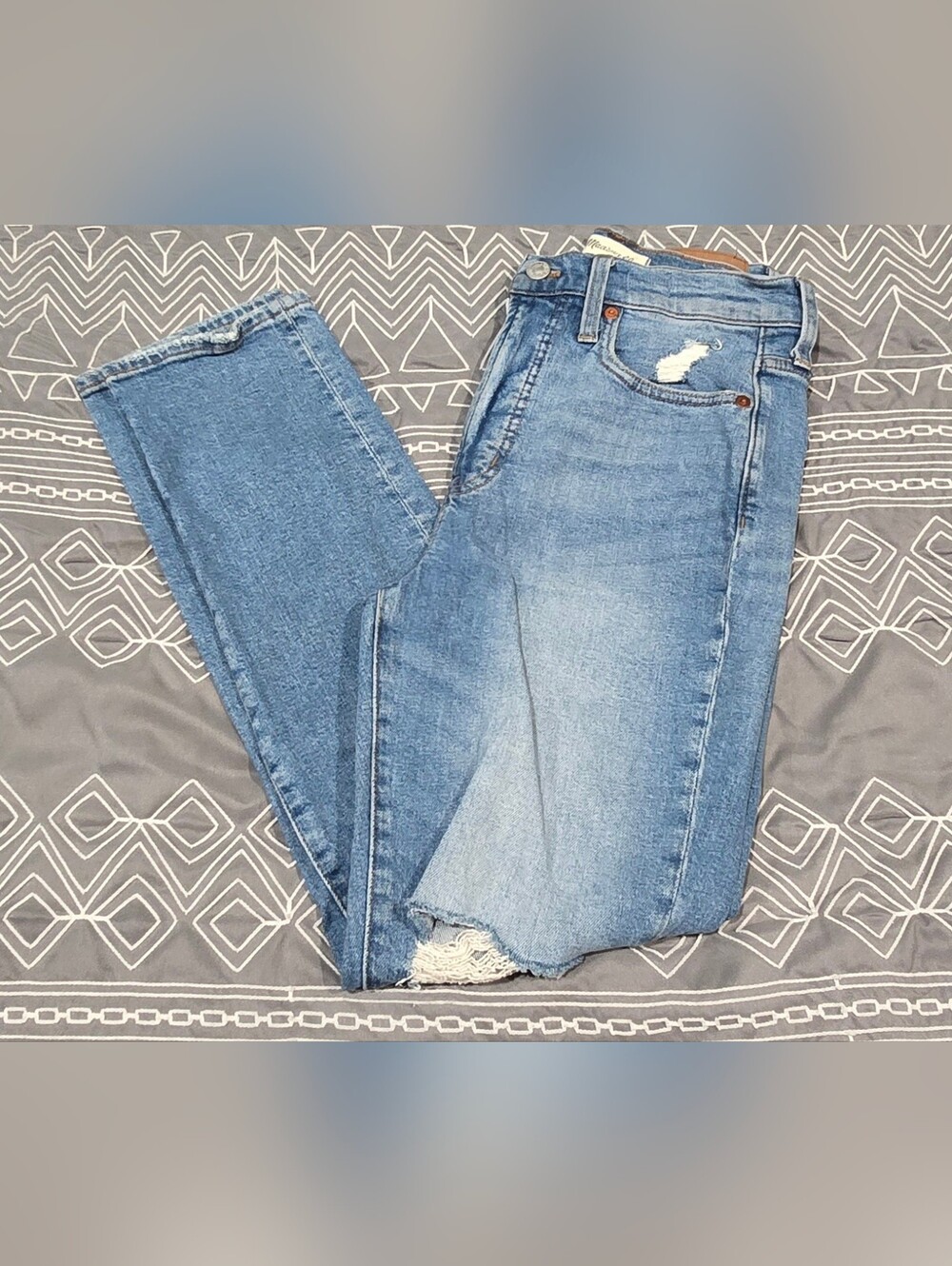 Madewell The Perfect Vintage Distressed Jeans Size 26